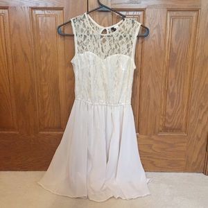 White lace dress